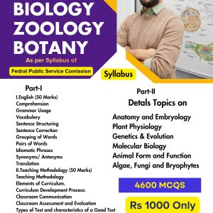 Assistant Professor Biology / Zoology / Botany (BS-18) – 2026 Edition