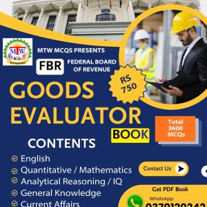 FBR Goods Evaluator&nbsp; Preparation Book &ndash; 2026 Updated Edition