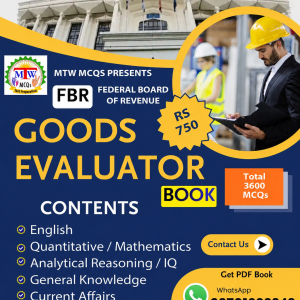 FBR Goods Evaluator&nbsp; Preparation Book &ndash; 2026 Updated Edition