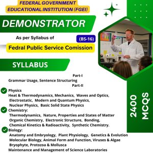 FGEI Demonstrator (Bs-16) Book – 2026 Updated Edition
