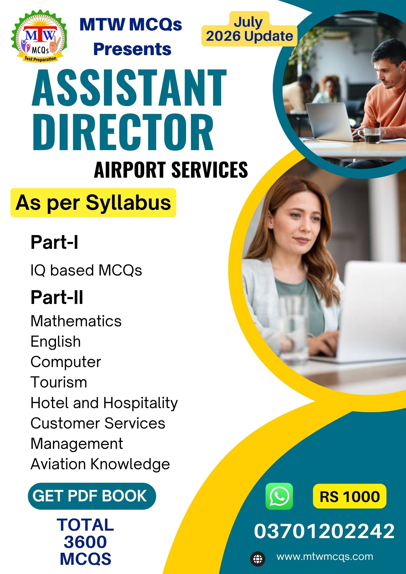 Assistant Director Airport Services Book β July 2026 Updated Edition