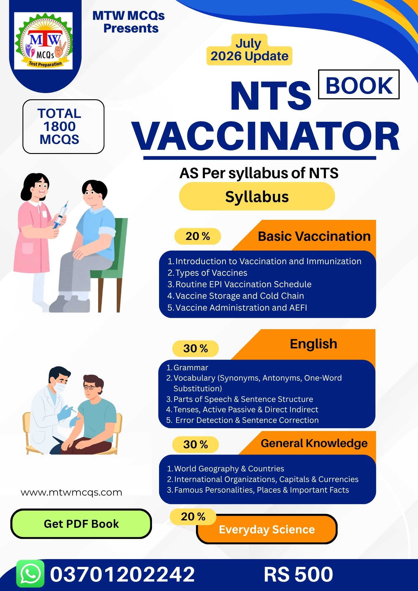 NTS Vaccinator Book β July 2026 Updated Edition