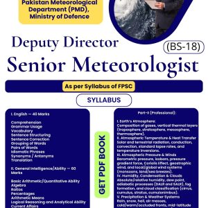 FPSC Deputy Director / Senior Meteorologist (BS-18) PDF Book