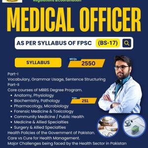 Medical Officer PDF Book – October 2026 Updated | FPSC BS-17