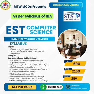 EST Computer Science PDF Book – October 2026